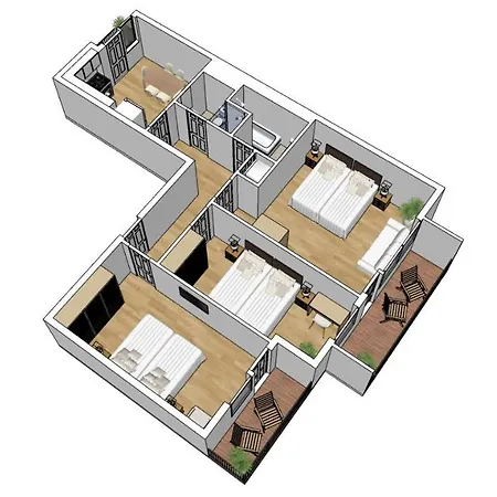 Flatista Homes - Hirschgarten Munich